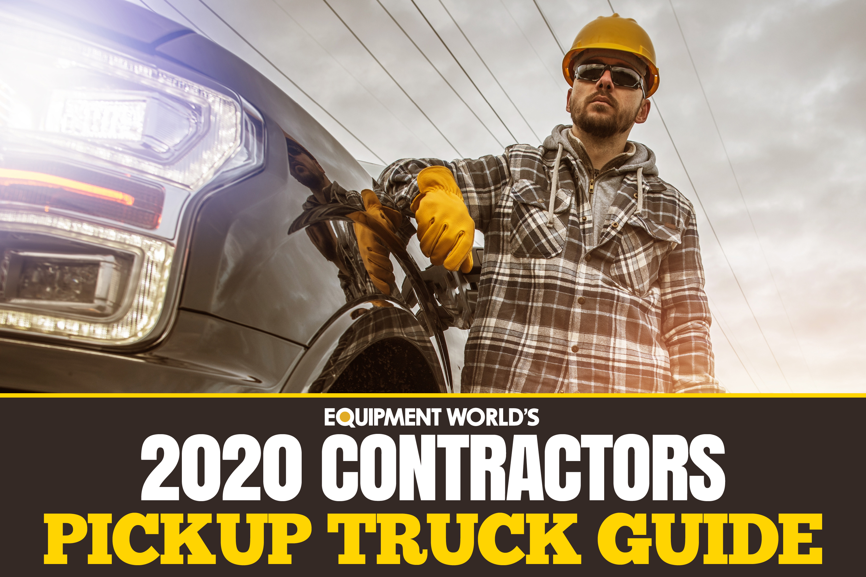 Pickup truck guide landing page art