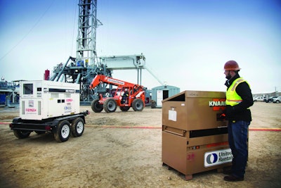 United Rentals envisions a jobsite tool tracking system with three “gateways” — phones/mobile devices, job box and individual tool Bluetooth tracking and machine telematics — forming a small tool reporting network.