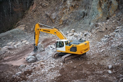 Liebherr R 926 Generation 8 excavator.