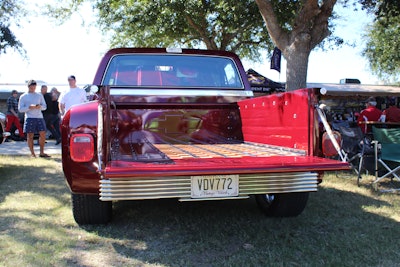 Baugh made the stainless-steel bumper in the rear