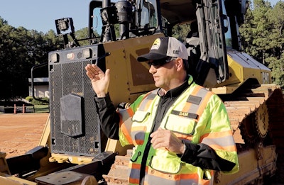 Cat’s Sam Meeker talks through changes on the new D5 dozer.