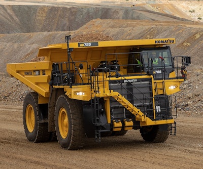 Komatsu's new HD785-8 rigid-frame truck boasts enhanced maneuverability |  Equipment World