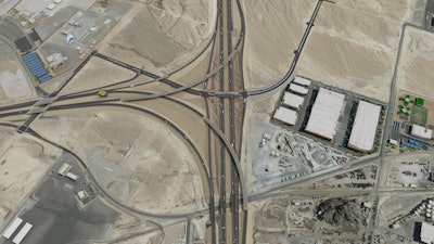 A rendering of the future I-15/ 215 Beltway interchange in North Las Vegas. Credit: Nevada DOT