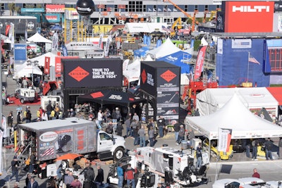 A view from 2019 World of Concrete’s Silver Lot