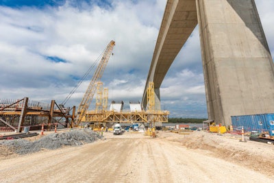Figg Bridge Engineers has been fired from the $962 million Sam Houston Tollway Ship Channel Bridge project, which will replace the current bridge across the channel at State Highway 225 to Interstate 10. Photo credit: Harris County Toll Road Authority