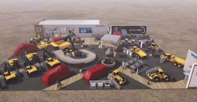 Volvo Construction Equipment’s ConExpo booth.