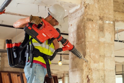 Hilti Cordless Breaker Te 500 A36 Application Photo