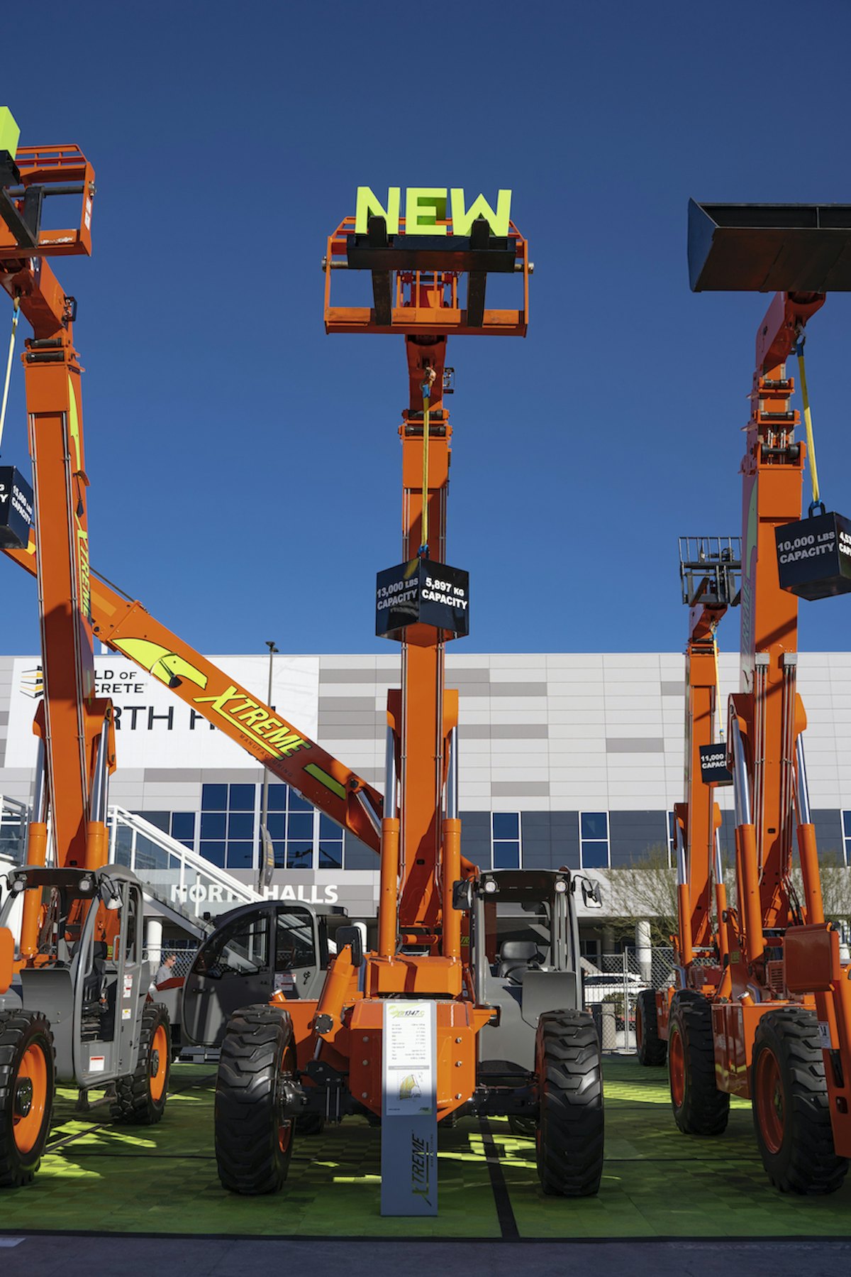 Xtreme's new C-class rough-terrain telehandlers feature