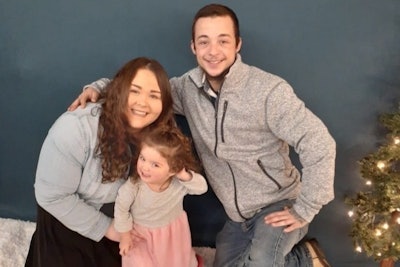 Jon Stringer with his family
