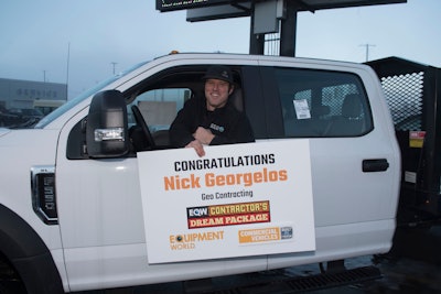 Nick Georgelos – 2019 EQW Contractor’s Dream Package Winner