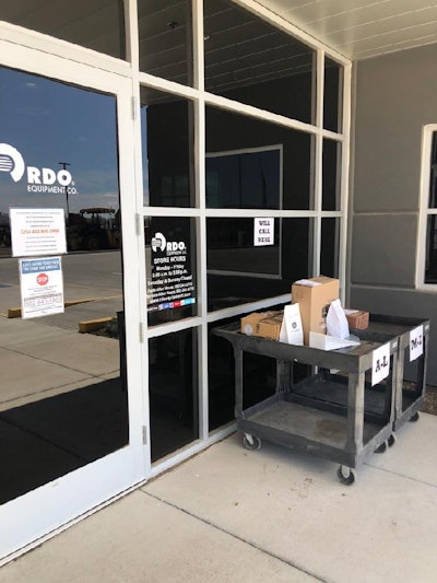 Parts pickup at an RDO branch in Chandler, Arizona.