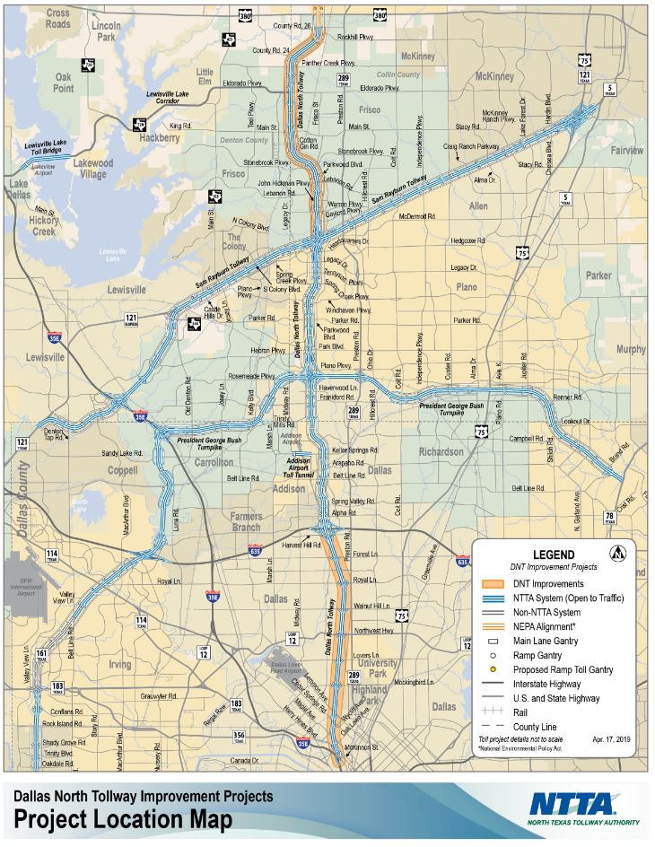 Construction starts on extension of Dallas North Tollway in Texas ...