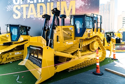 The Cat D7 was unveiled Monday at ConExpo 2020.