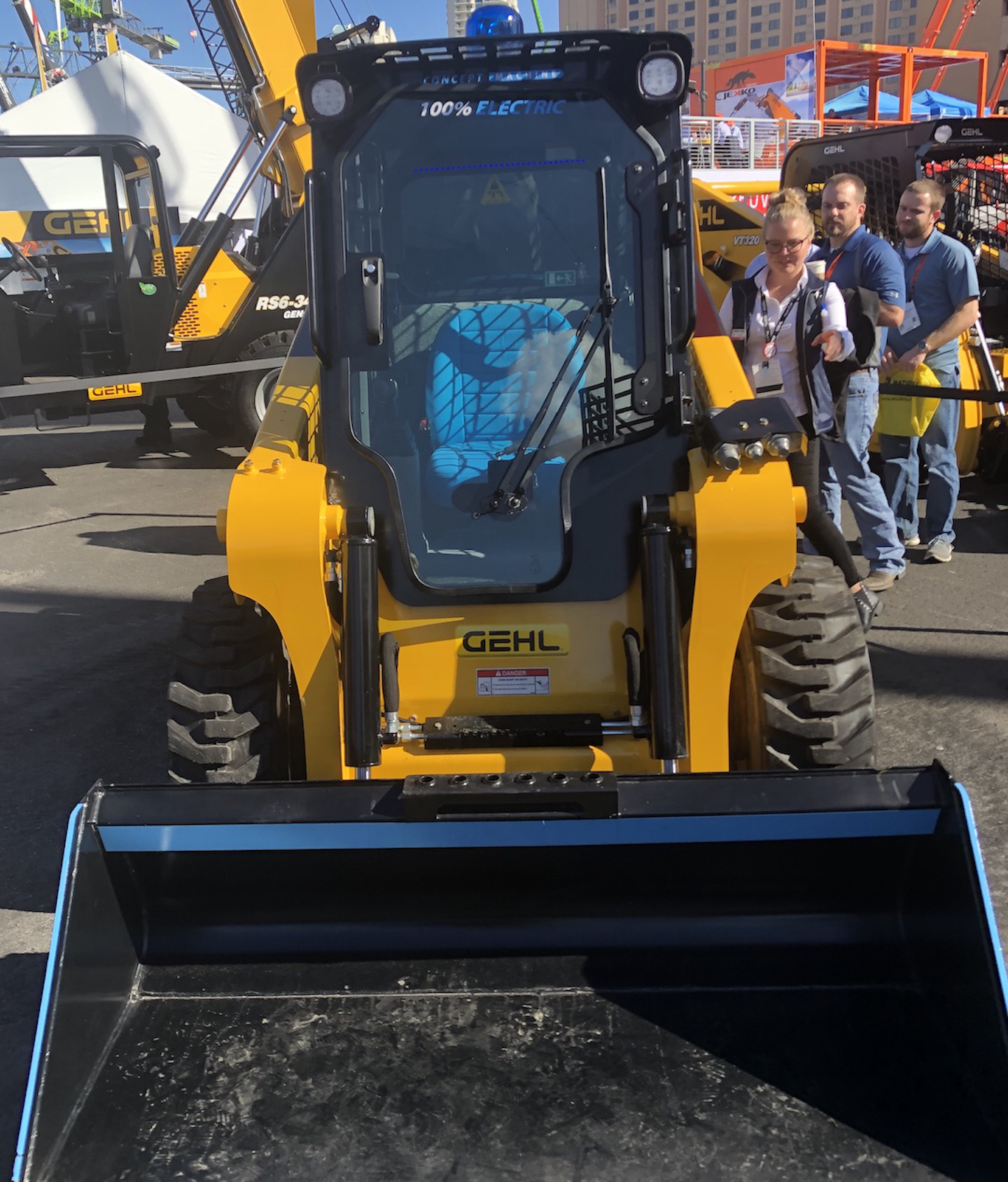 New 165E electric skid steer from Gehl at ConExpo Equipment World