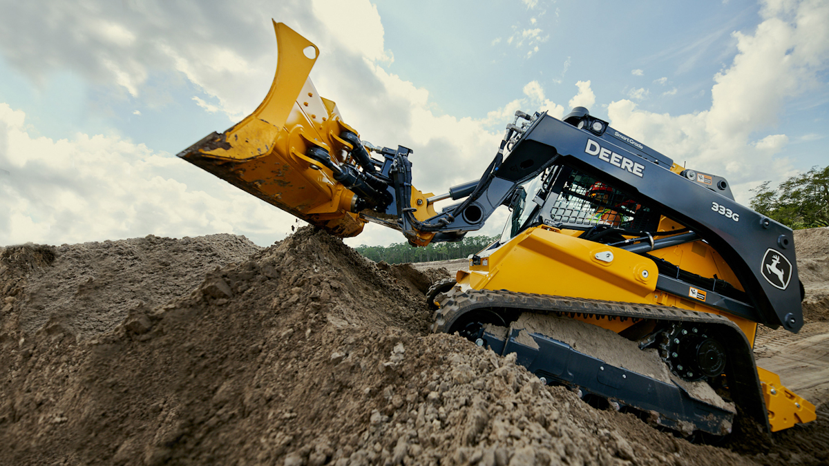 Deere intros 333G compact track loader with integrated grade control