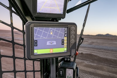 Deere SmartGrade monitor.