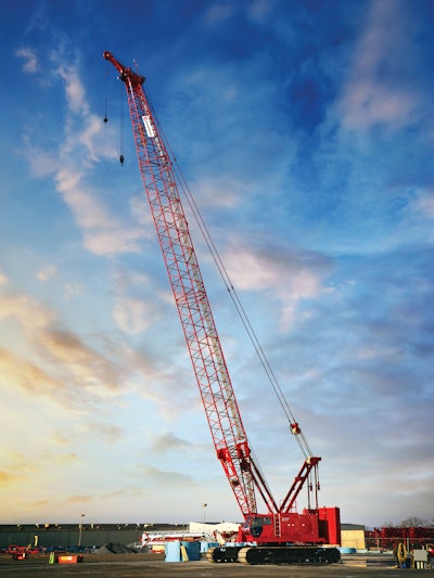 Manitowoc has unveiled its latest crawler crane: the Manitowoc MLC150-1.
