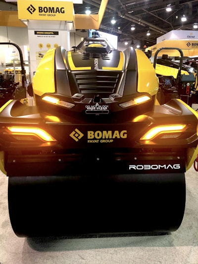 The ROBOMAG fully autonomous tandem vibratory roller