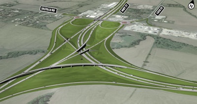 A rendering of the future Lincoln South Beltway. Credit: Nebraska DOT