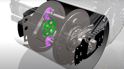 Gear-driven oscillation