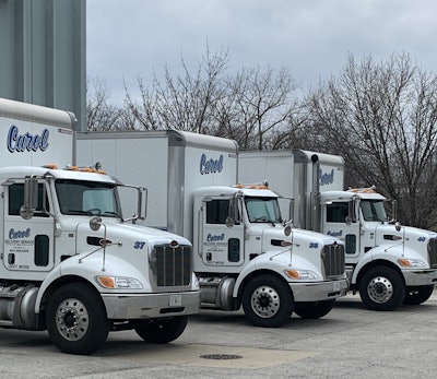 Owner-operator Fred Becker is the third-generation owner of Carol Delivery Service in the Chicago area. Parts of the LTL business have stalled, but they’re still working daily, even if half days. Becker said he’s applied for a federal aid bridge loan and is hoping to use it to pay his drivers. “We’ll get through this,” he said.