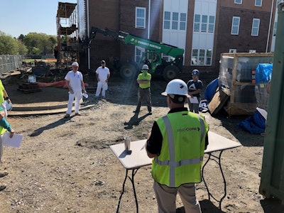 The Associated General Contractors did a coronavirus stand down in April, communicating new jobsite safety protocols.