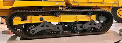 Bell Equipment says its six-roller undercarriage gives users a smoother ride and decreases track wear.
