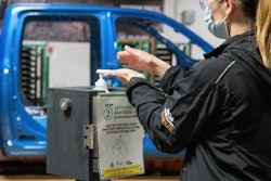 FCA Factory hand sanitizer