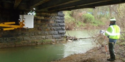 Bridge inspections by PennDOT continued during construction pause. Credit: PennDOT