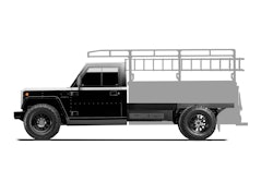 Bollinger Motors B2 Chassis Cab Contractor Truck side
