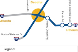 I285 20 East interchange map