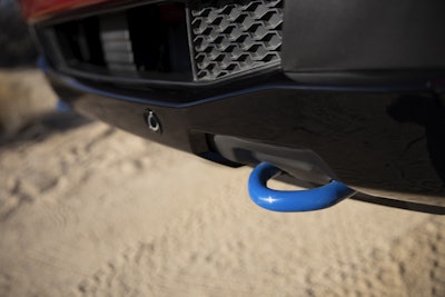 Ranger Ford Performance Level 2 package tow hook