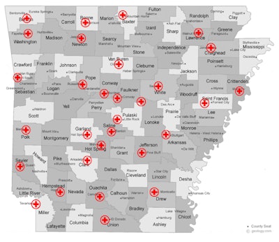The full list of testing locations for Arkansas-based truckers, including phone numbers and addresses, can be found here.