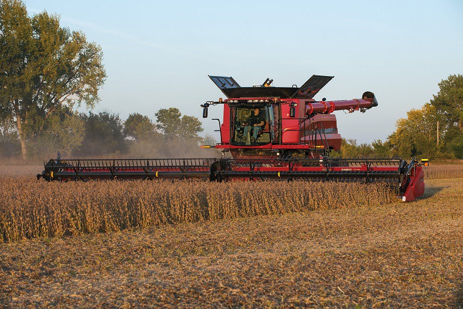 The Case IH Axial-Flow 240 series combines offer all-day harvesting thanks to larger grain and fuel tanks plus increased fuel efficiency.