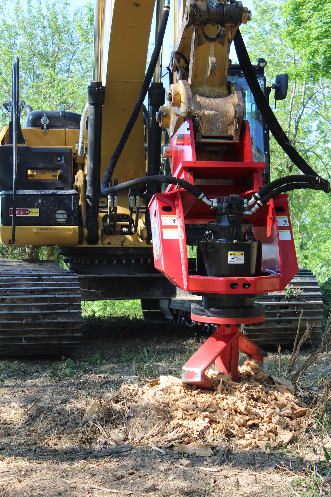 Fecon Stumpex stump grinder