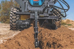John Deere skid steer trencher