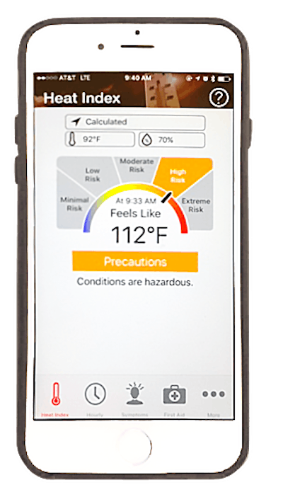 OSHA-NIOSH Heat Safety Tool app