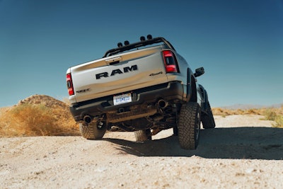 2021 Ram 1500 TRX suspension allows for up to 13 inches of wheel travel