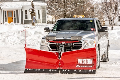 Western Enforcer snowplow