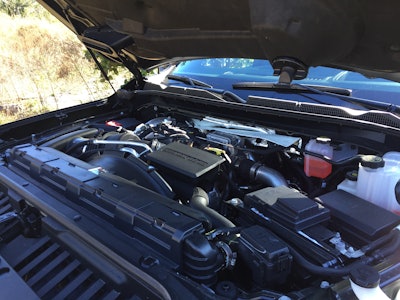 GM’s 6.6-liter Duramax got paired up with the Allison 10-speed transmission. The two together deliver impressive mpg.