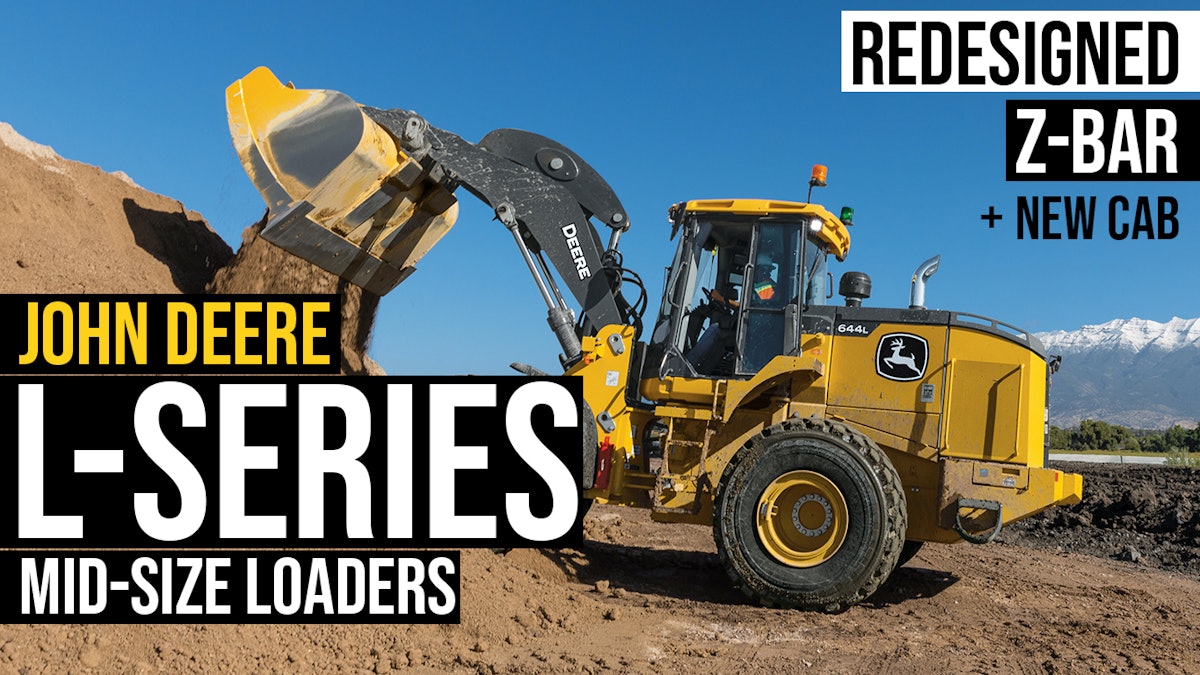 New Z-Bar Makes Deere's New L-Series Mid-Size Loaders More