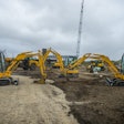 Komatsu PC35 excavators break ground at new site of Komatsu Mining