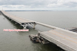 Pensacola Bay Bridge damage
