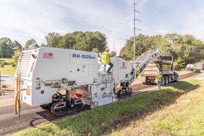 Roadtec RX-505ex cold planer