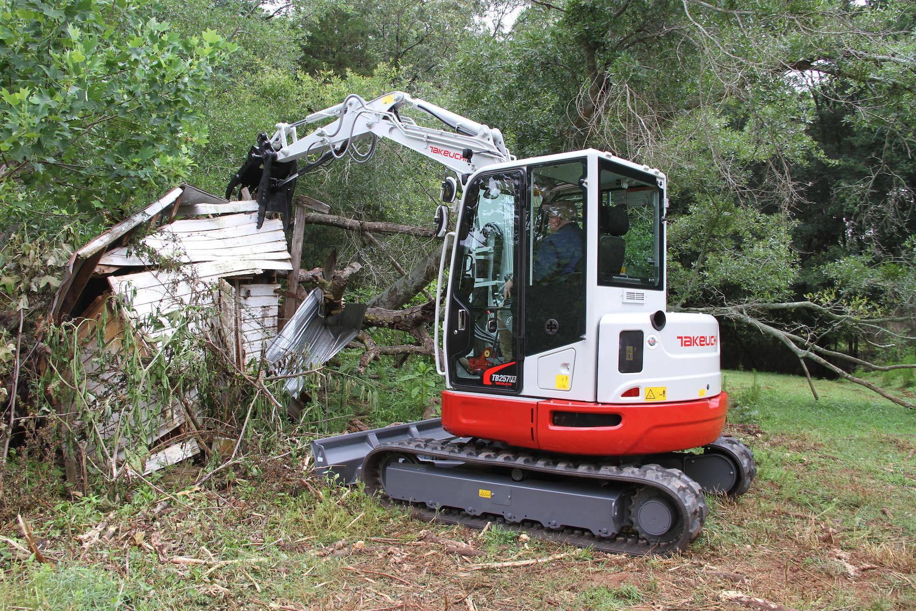 Takeuchi TB257FR compact excavator