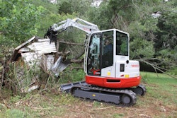 Takeuchi TB257FR compact excavator