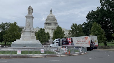 The Louisa Swain convoy departed Washington, D.C., Monday. (ATA Photo)