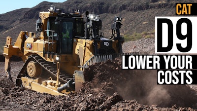 Cat D9 Thumb