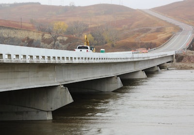 The new Highway 281 bridge marks the final permanent repair to Nebraska’s State Highway System since the floods of 2019. Photo credit: Nebraska DOT
