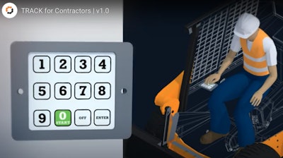Ahern Rentals claims EquipmentShare Track, shown in a EquipmentShare video screen shot, infringed on a patent it now owns. EquipmentShare says the claim has no merit.